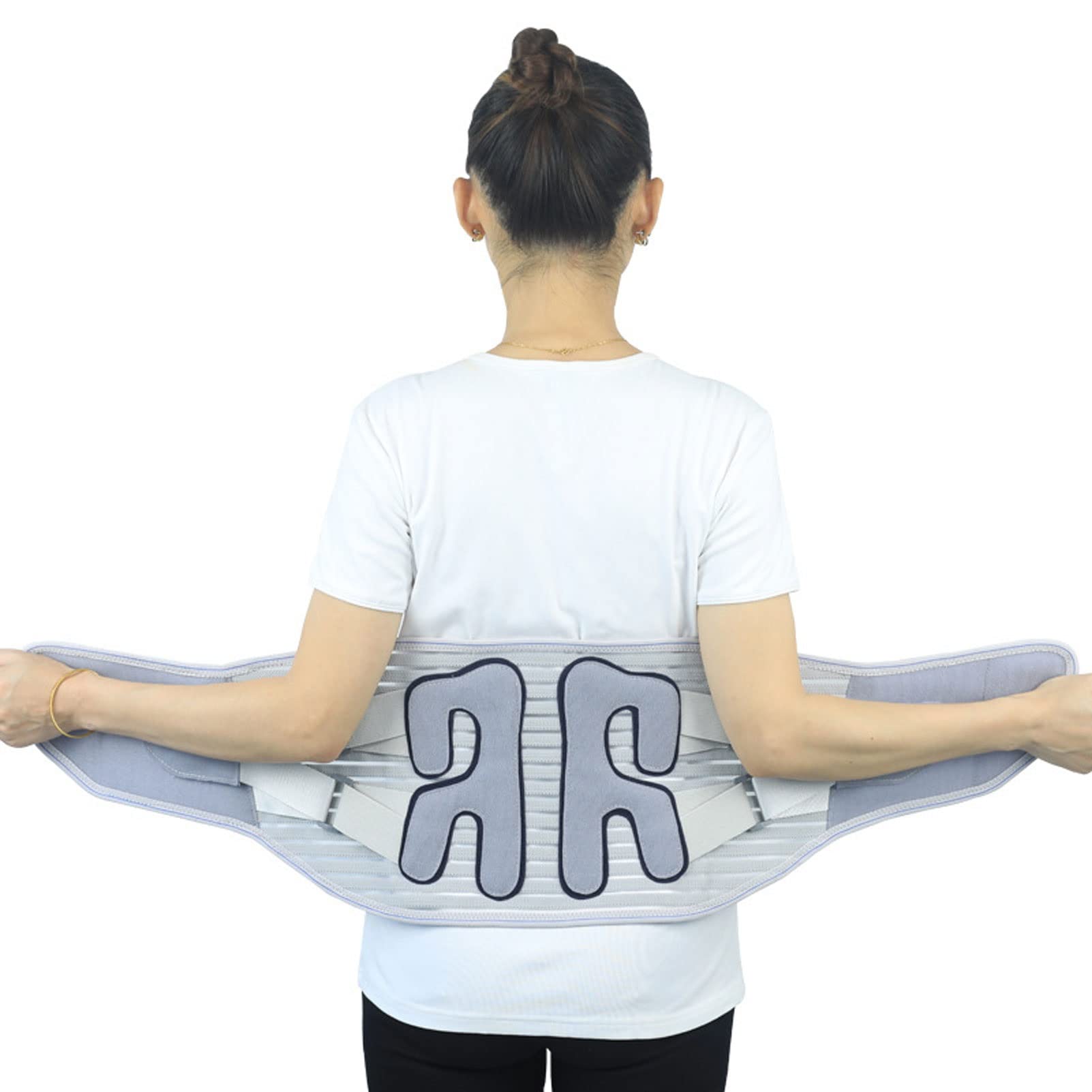 Tutore lombare regolabile Cintura di sostegno lombare Morbido tutore lombare traspirante per donna Uomo Sollievo dal dolore per ernia del disco, sciatica, correttore di scoliosi good