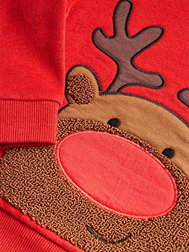 Image of Baby Toddler Boy's Cotton Crewneck Sweatshirt Christmas Clothing 1-7Y