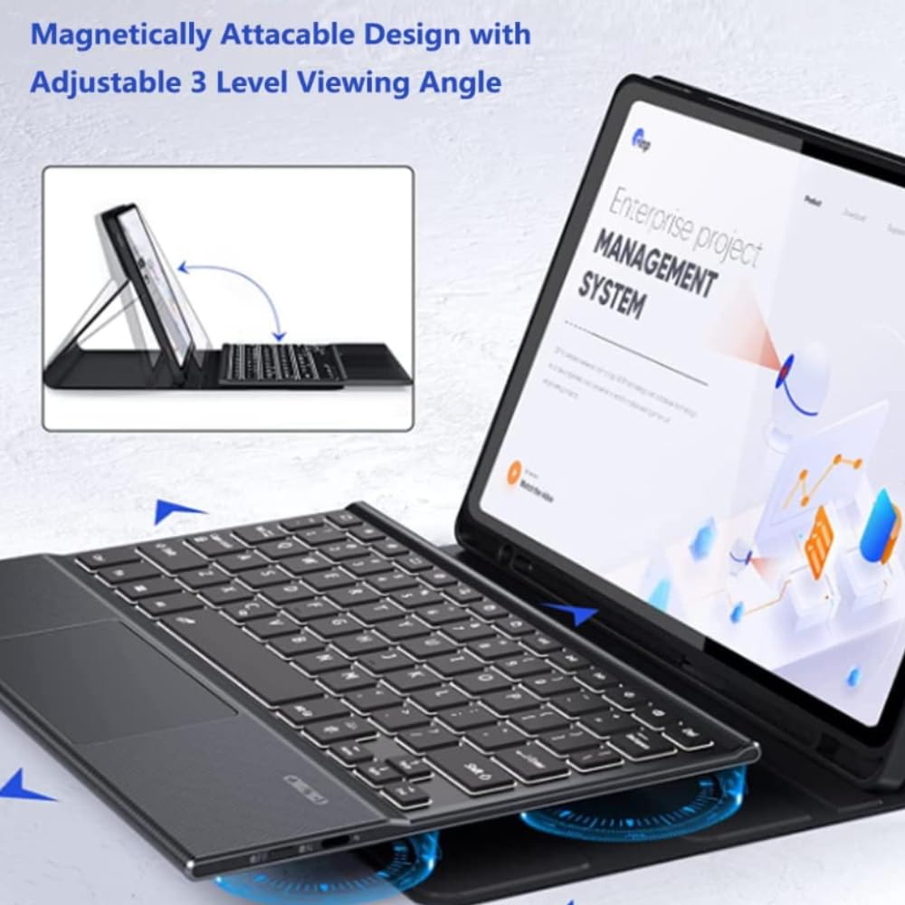 Amazon.com: QYiiD Touchpad Xiaomi Mi Pad 5/5 Pro Keyboard Case, 7