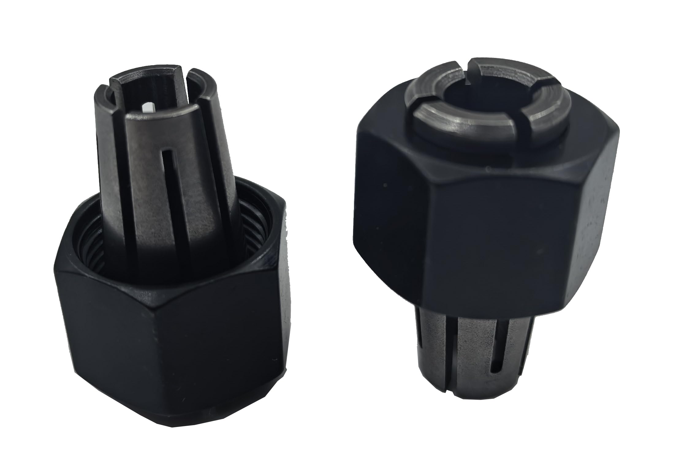 2 mandrini a pinza N693118 A24215SV 1/4" 6,35 mm per Dewalt DCW600B DWP611 | Sostituisce il cavo Porter 450 4512 con gruppo dado 450PK DCW600B-CA DWP611PK utensili elettrici