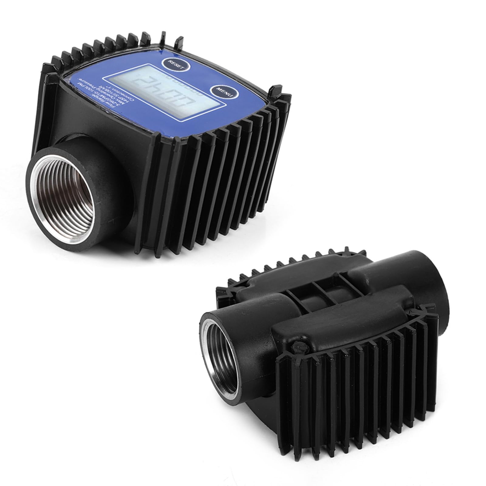 Débitmètre, débitmètre de haute précision Jauge de débit d'eau de canalisation 1 "Débitmètre à Débitmètre numérique avec écran pour pour liquide chimique
