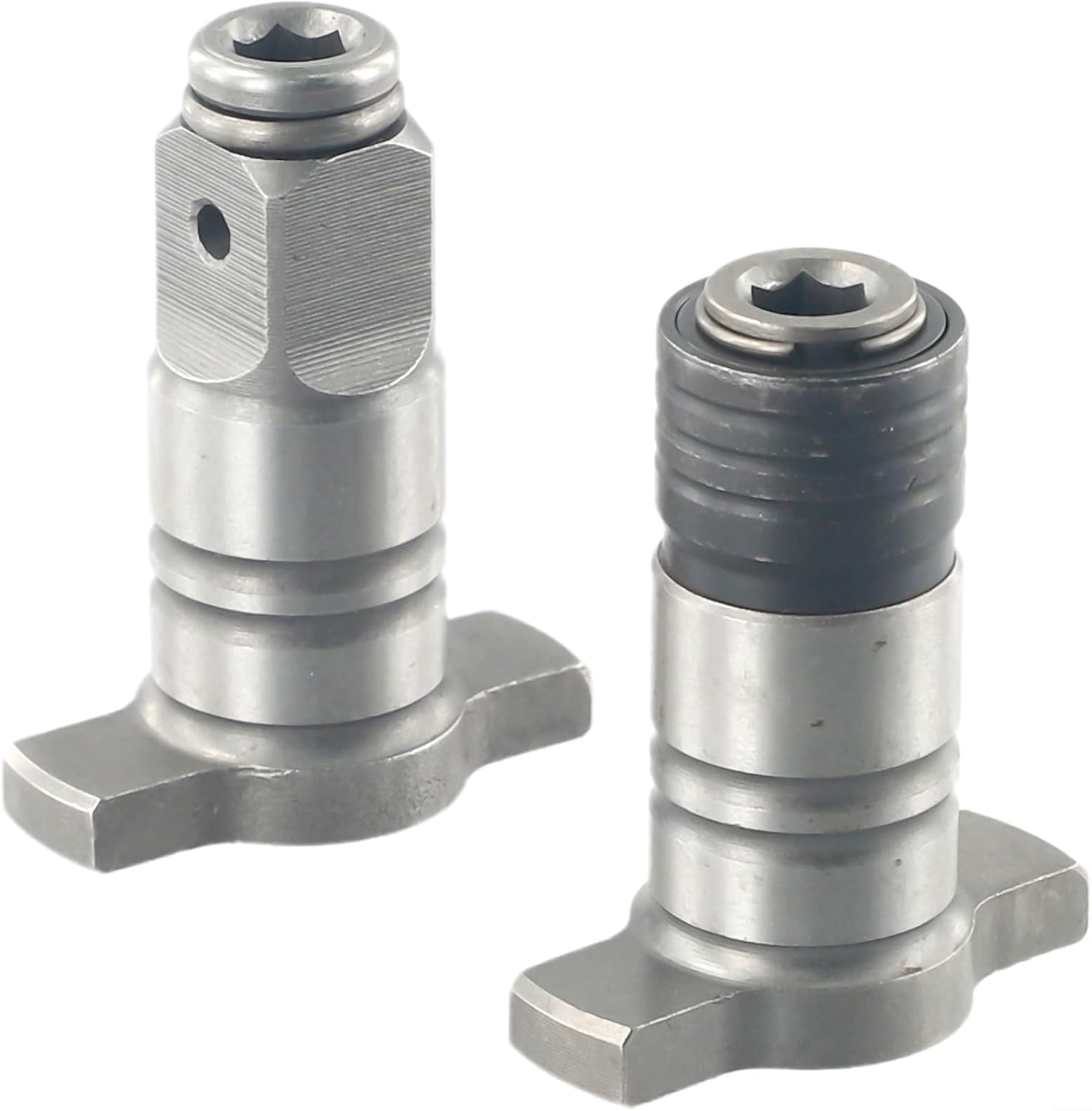 2Pcs Electric Wrench Extension Bar Set, /4 Inch Hex Adapter For Drill, Driver Socket Converter, Quick Change Chuck Adapter, Power Tool Ratchet