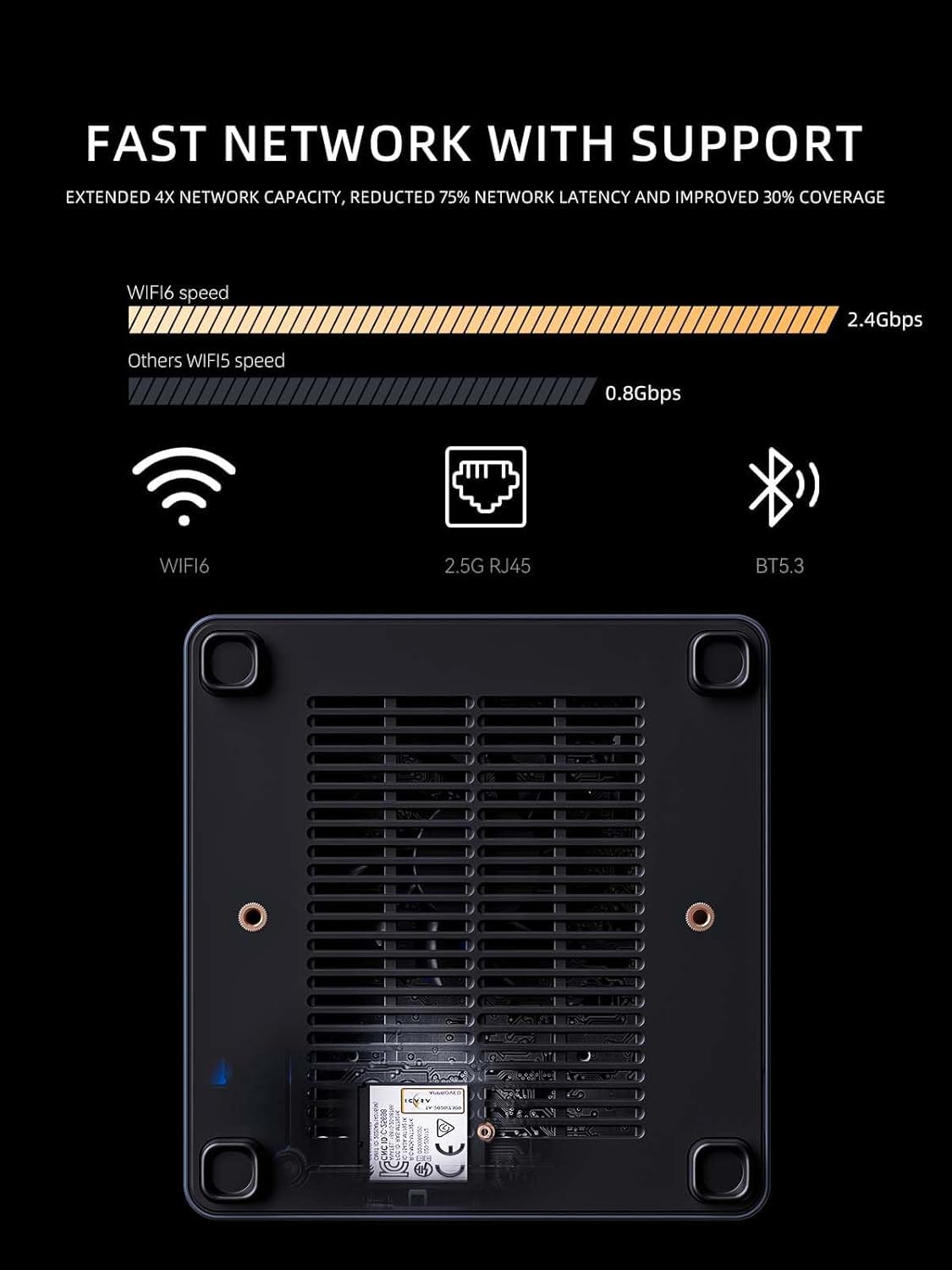 MINIS FORUM UM790 Pro Mini PC AMD Ryzen 9 9 7940HS solo 5.2GHz 32GB DDR5 512GB SSD con AMD Radeon 780M, 4x USB3.2, 2x USB4, 2x HDMI 2.1, 2x PCIe4.0, Wi-FI 6E /BT5.3, RJ45 2,5 G