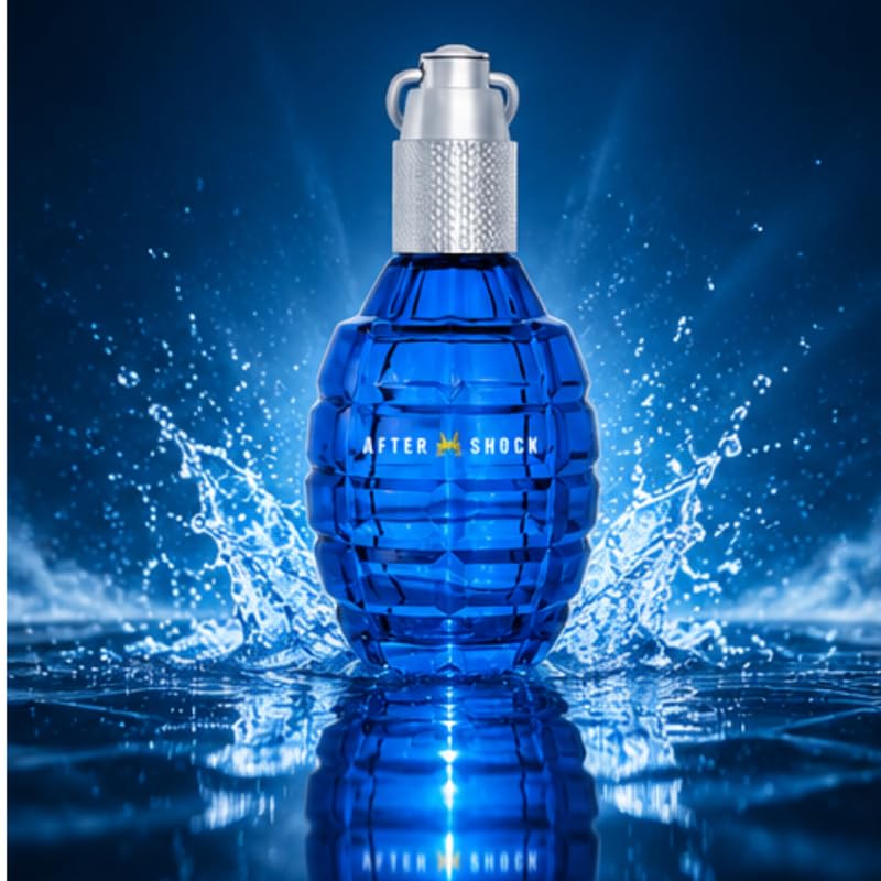 Image of Aftershock Icefox Eau De Parfum for Men 200ml | Long Lasting Perfume | Woody Aromatic Fragrance with Fresh Spicy, Lavender Fruity Notes | Masculine Luxury Scent for Daily & Evening Occasions
