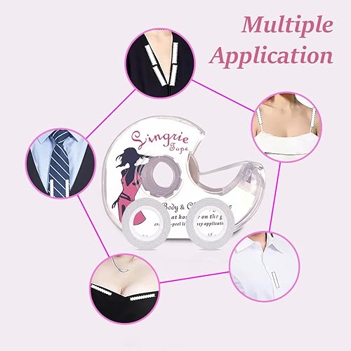 Miniatura 3 de Cinta corporal invisible de doble cara cinta transparente para el cuerpo y la ropa cinta de lencería para la moda cinta adhesiva para la piel 2