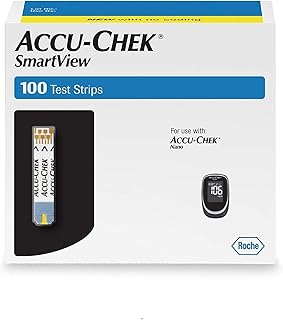 ACCU-CHEK SmartView Test strips - 100 Test Strips, Pack of 2