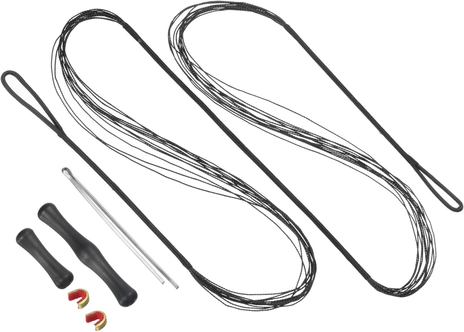 PATIKIL Bow String Replacement with Bowstring Finger Guards for Recurve Bowstring