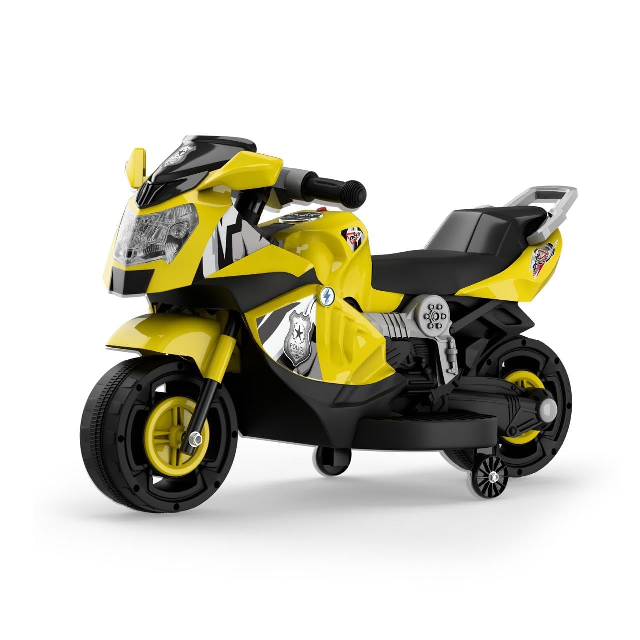 kidsROAR Electric Bike for Kids | Kids Bike 2-5 Years Electric | Baby Bike Toy | mini Bike for Children | Toy Bike battey 12V Charger Lights Music Best Birthday Gifts for Kids Boys Girls (Yellow)-image-28