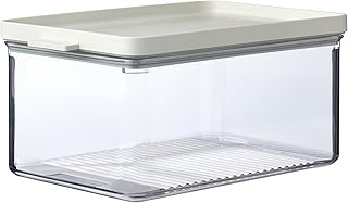 Mepal, OMNIA Cheese Box for Cheddar or Mozzarella with Lid, Airtight, Portable, BPA Free, White, Holds 68 oz, 1 Count