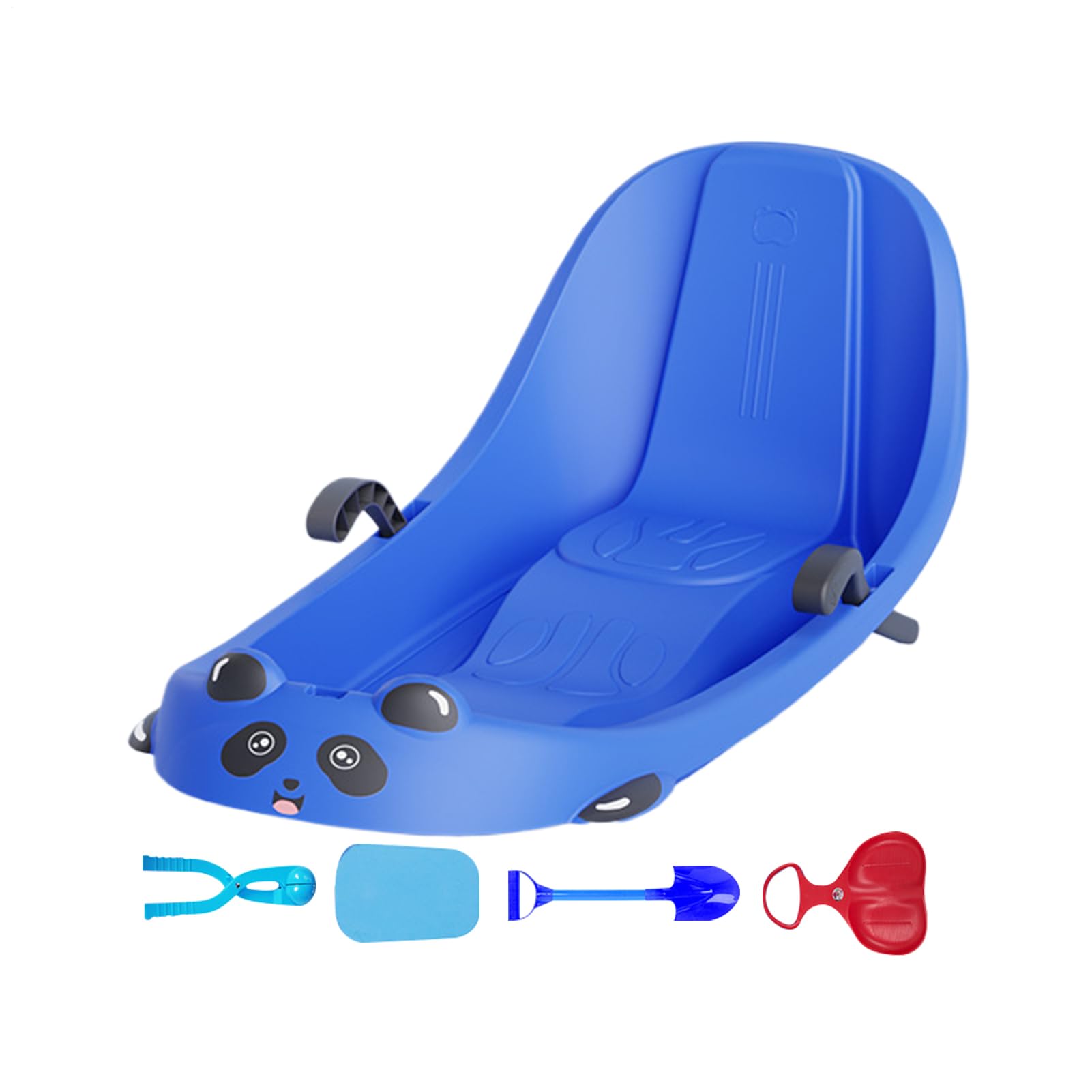 Luge de Neige pour Ergonomique et Familial | Luge Équipée d'un Frein Intégré pour les Petits Pour et Garçons par Temps Froid sur Collines Enneigées au Parc Jardin et