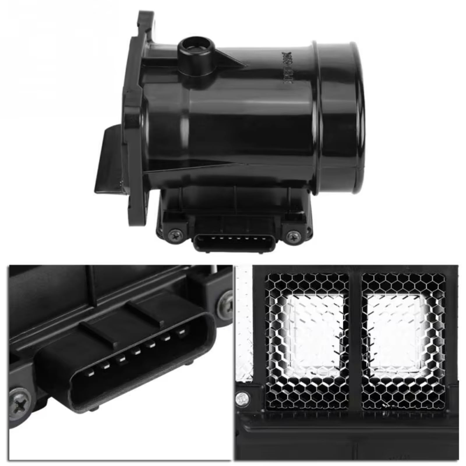 Sensor De Flujo De Aire Masivo Compatible Con Mitsubishi Para Expo 1993-1995 Para LRV 1993-1994 Para Galant 1994-1998 Sensor De Flujo De Aire Masivo MAF Con Carcasa MD151055