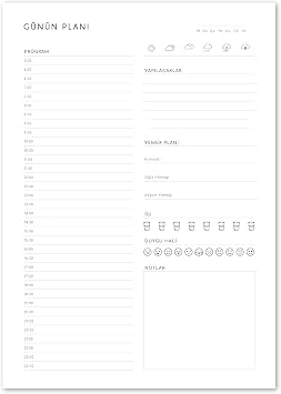 Difference Introduction Undated Planner, A4 Size (21cm x 29.7cm) (Daily Planner)