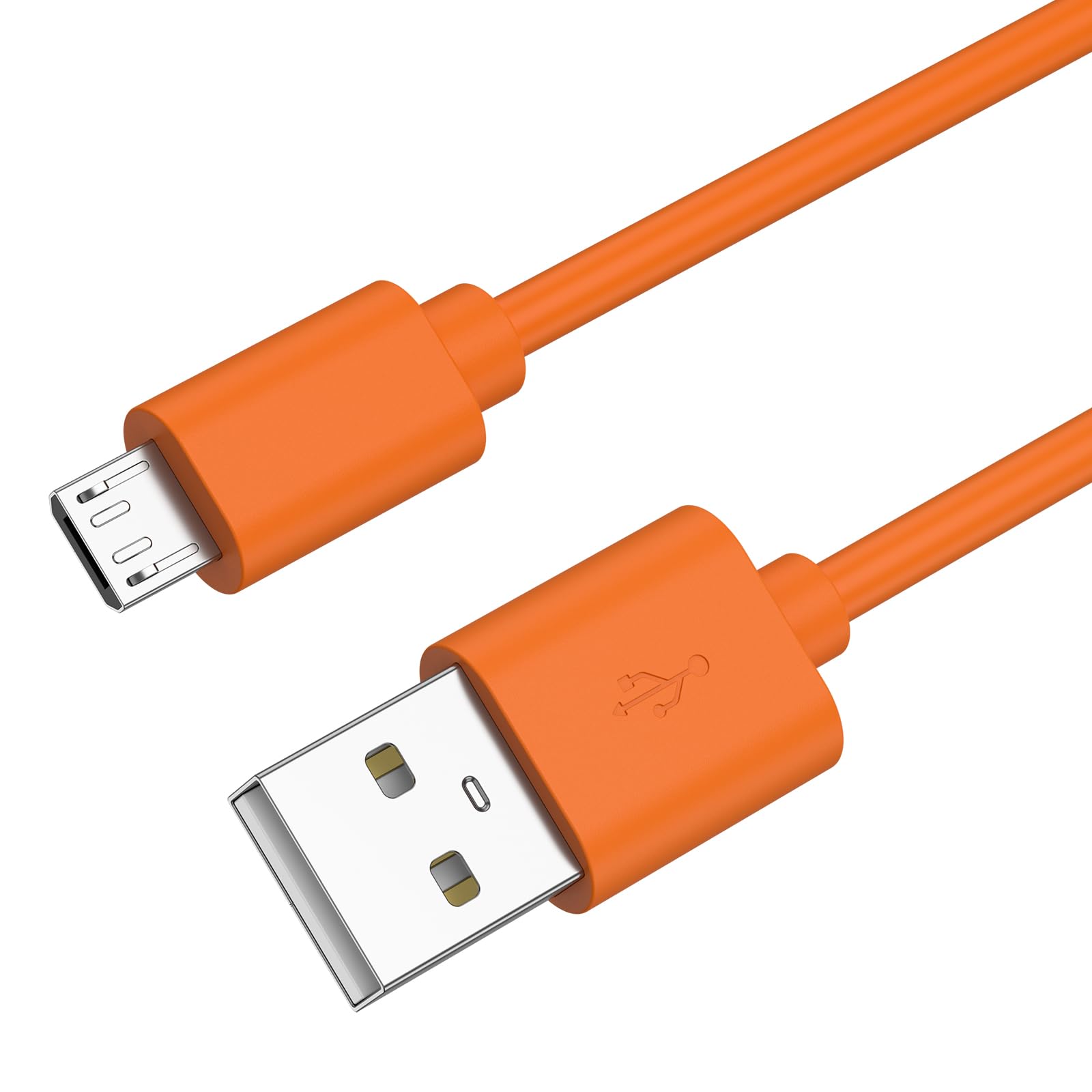Replacement Fast Charging Charger Cable Power Cord compatible for Ring Enabled Video Doorbell (2020 Release) 2/3/3 Plus/4, Doorbell Pro/Plus and Camera Battery Charging Cable (Orange)
