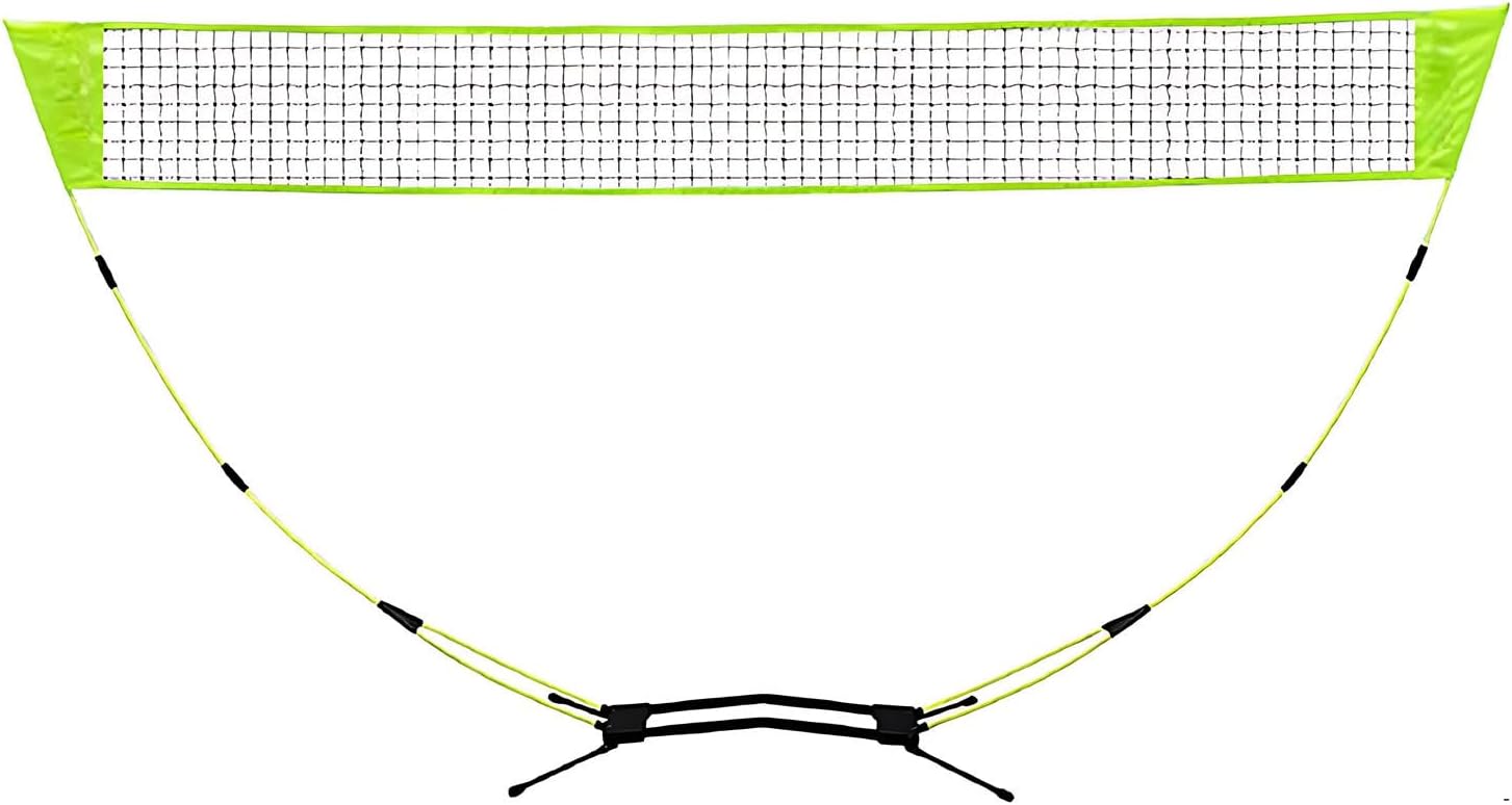 Foldable Badminton Net, Badminton Sets with Thickened Steel Pipe, Badminton Equipment Suitable for Home Beach Gym Multiple Venues