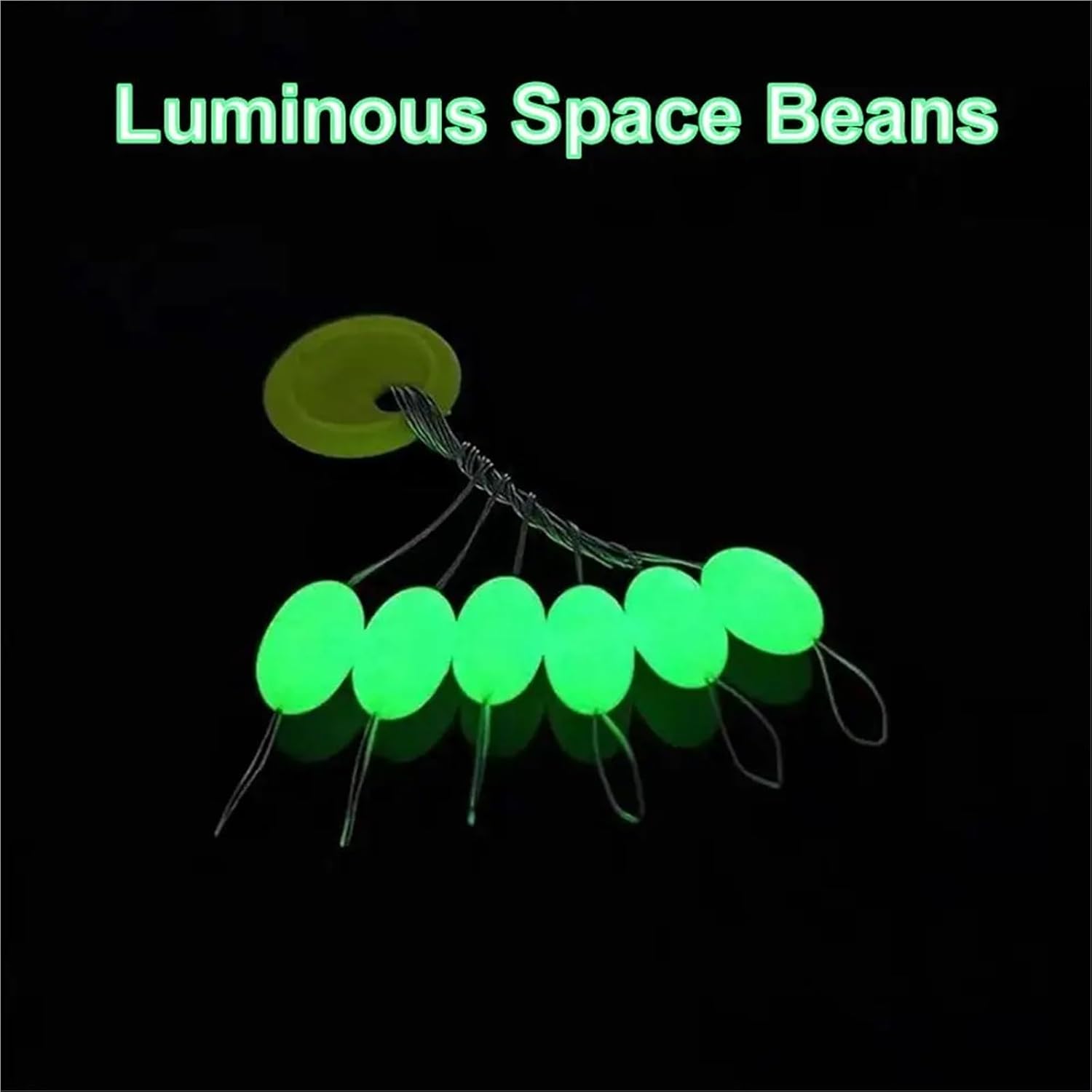 Bobber Stopper 600pcs Carp Line Stopper Luminous Space Beans Fishing Accessories Black Rubber Float Catfish Flotador for Fishing