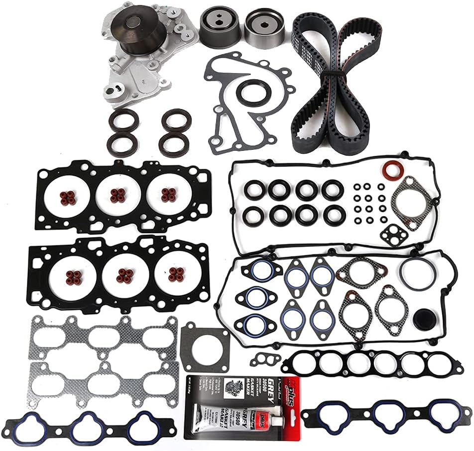 MOCA Timing Belt Kit with Head Gasket Set and Water Pump for 2.7L Kia/Hyundai