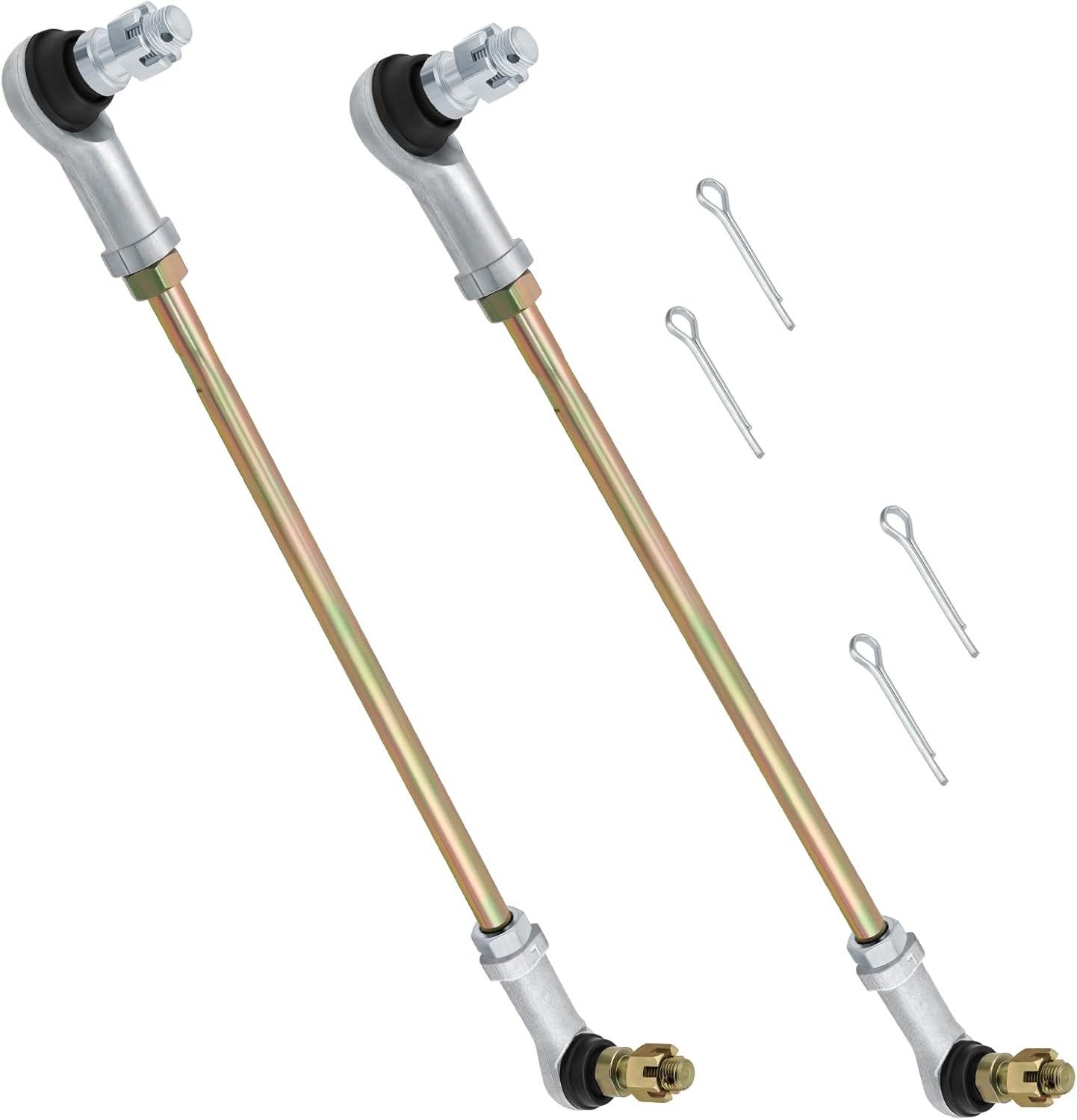 JAVIK Left & Right Tie Rod Ends Kit Fit for Honda Foreman 450 TRX450FE TRX450FM 1998-2004，OEM#53521-HN0-A00 53157-HM5-A11 53521-HN0-A00