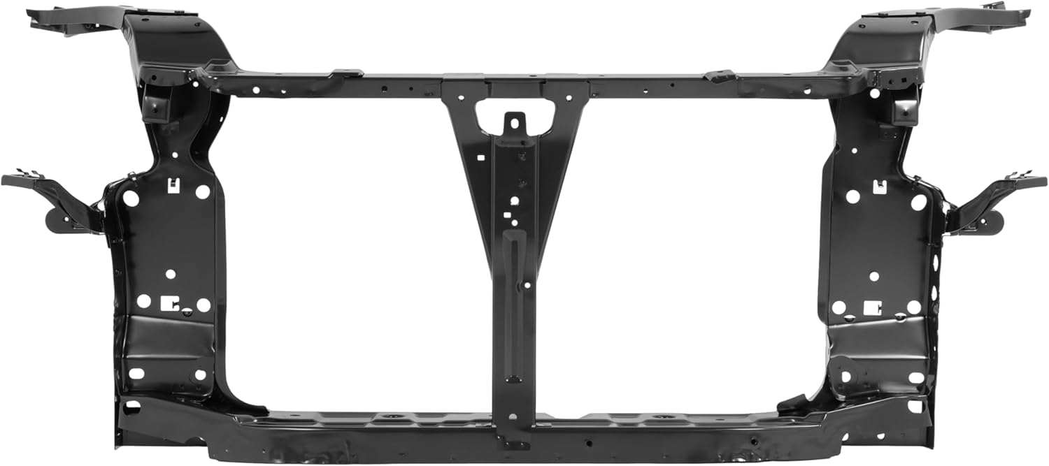 Radiator Support Assembly Compatible with 2007-2012 Nissan Sentra Replacement for 62500ET000 NI1225166 Electrophoresis Steel Primed Black