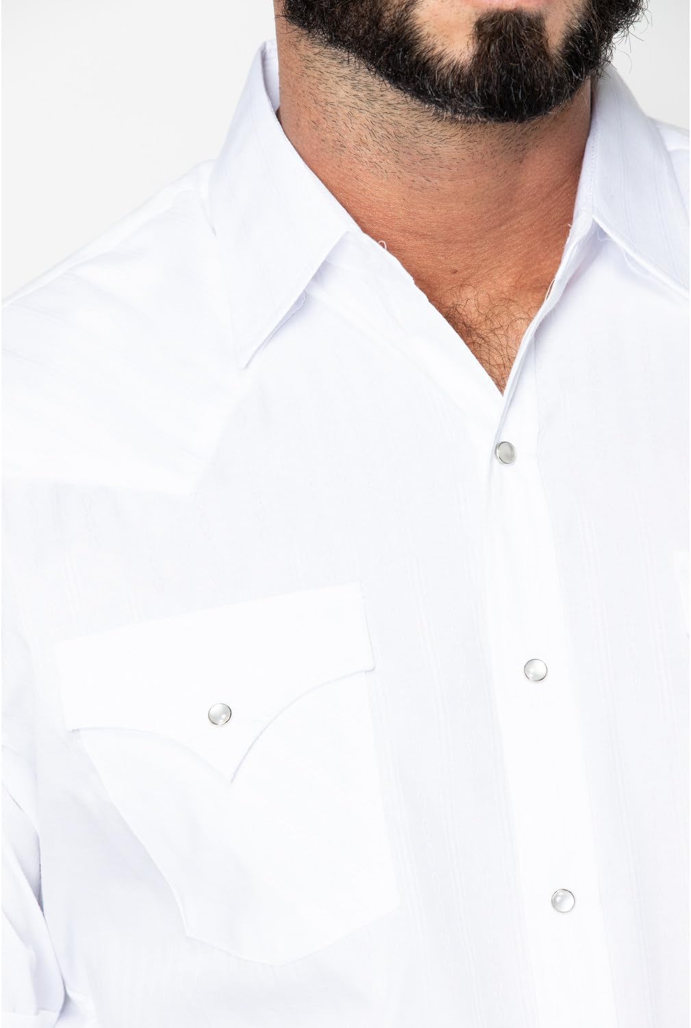 ELY CATTLEMAN Men's Short Sleeve Tone on Tone Western Shirt