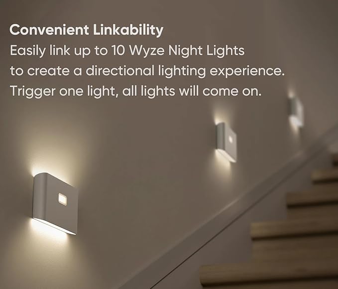 WYZE Luces Nocturnas Recargables 3 Pack miniatura 3