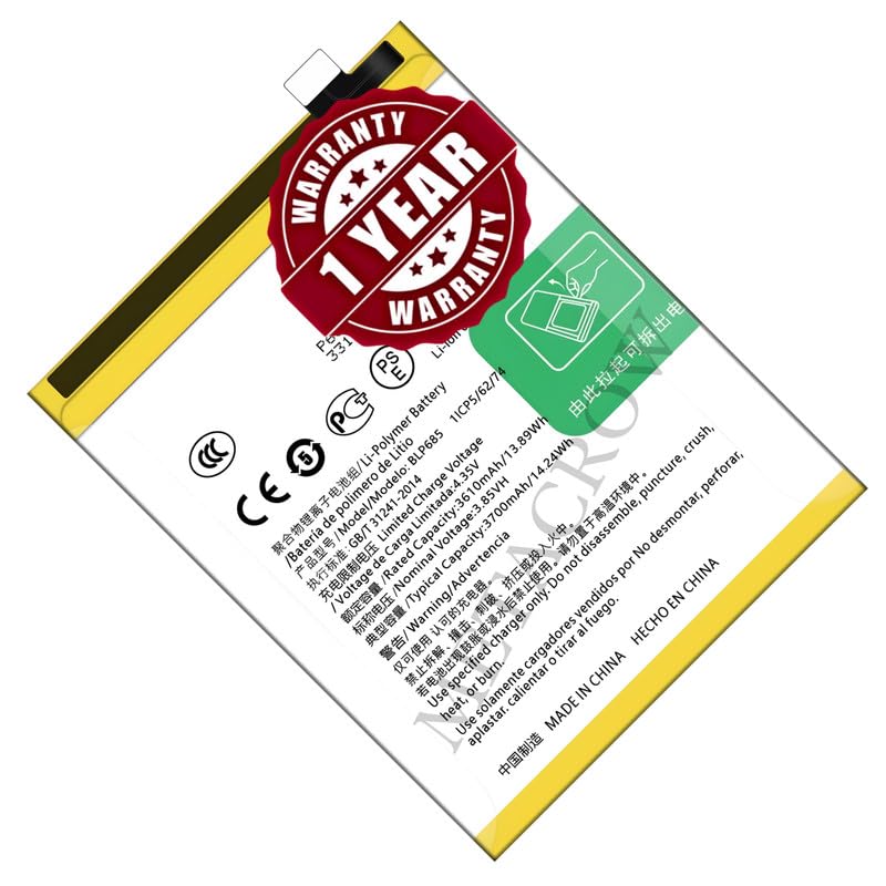 Image of Original BLP685 Battery Compatible for OnePlus 6T | OnePlus 7 - (3700mAh) - 1 Year Warranty JK10