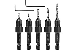 7pcs Countersink Drill Bit Set
