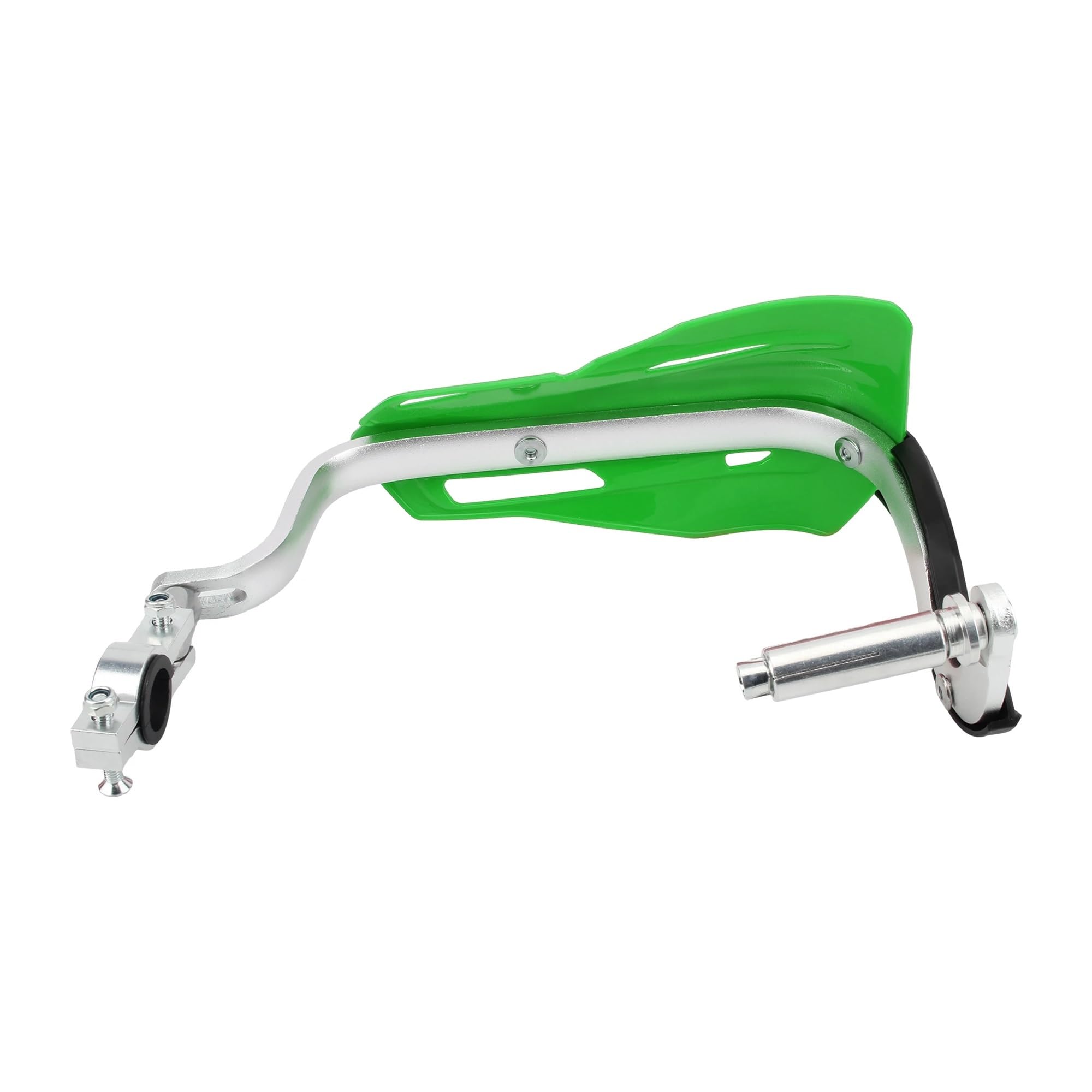 Protecteur de main pour moto vert avec protection guidon