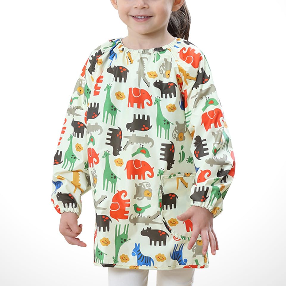 Blouse d'Artiste Manches Longues Anti-taches en Polyester - 6
