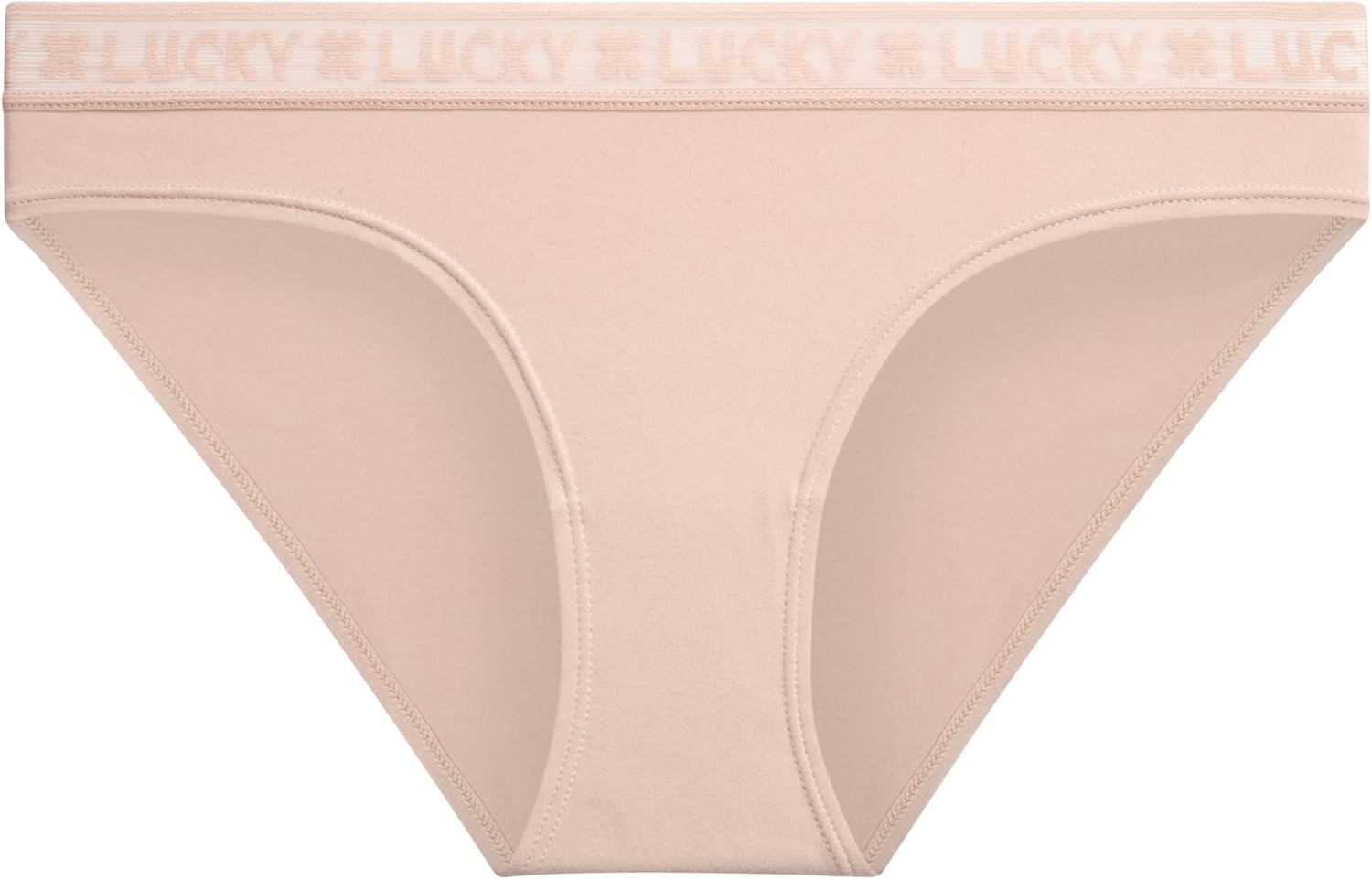 Lucky Brand Women's Underwear - 5 Pack Microfiber Bikini Panties - Image 6