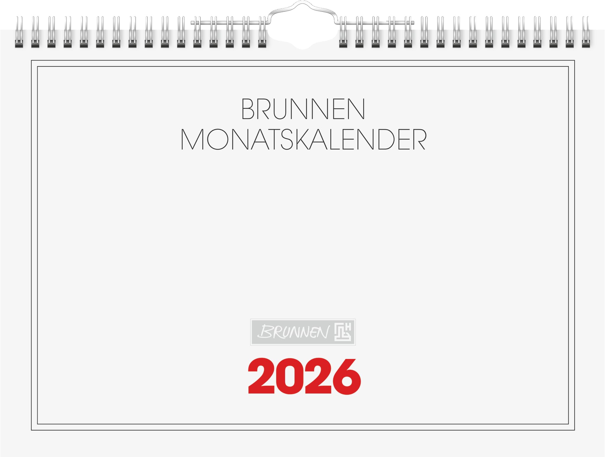 BRUNNEN Monatskalender '26 | 297×210 mm