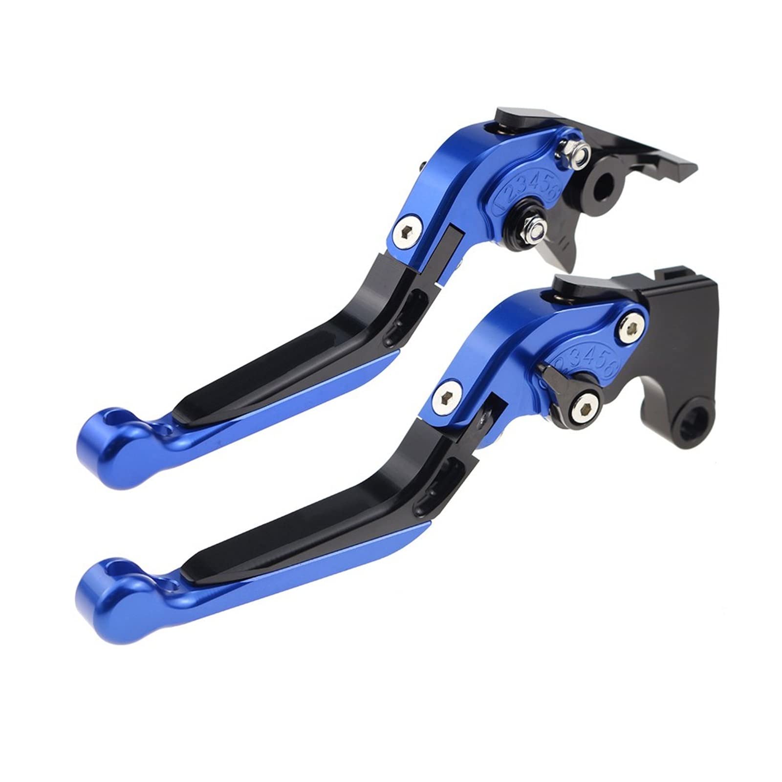Moto Leviers d'embrayage De Frein pour Aprilia pour Shiver 750 2016-2017 pour Shiver 900 2017-2018 Moto Pliante Extensible Leviers d'embrayage Frein Ensemble De Poignées Réglables (Couleur :