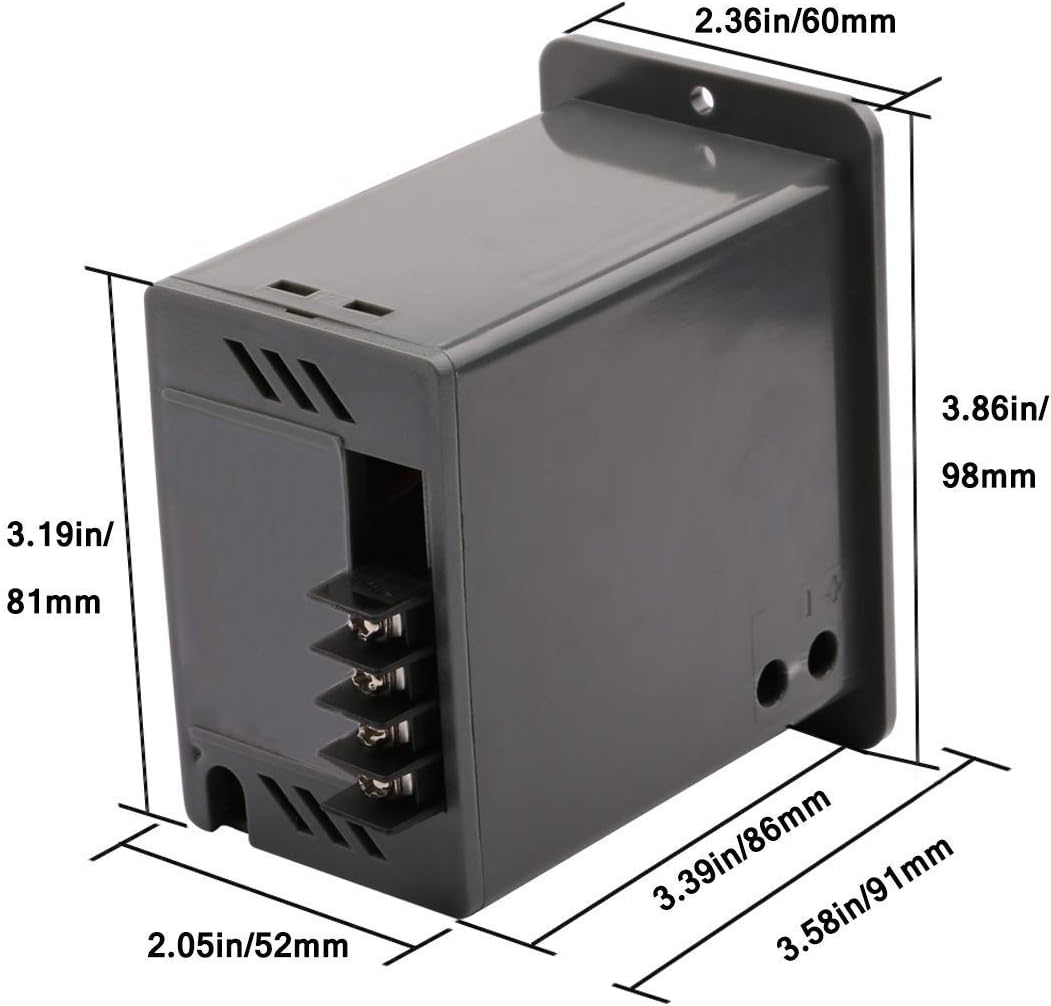 DC Motor Controller, Yeeco DC 10-60V 12V 24V 36V 48V 60V DC Motor Speed Controller, PWM Stepless Brushed Motor Control, Variable Speed Control Generator Kit with Control Switch : Industrial & Scientific