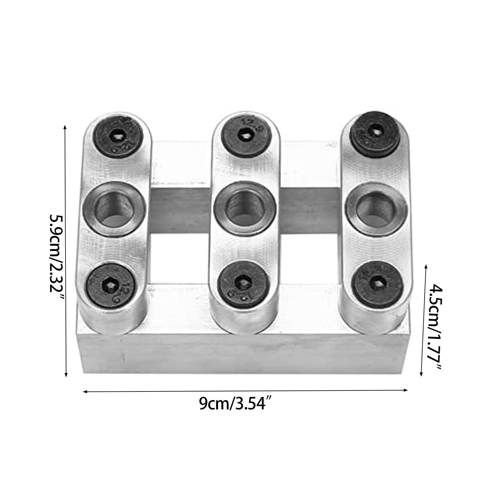 Manopola per corde per chitarra classica Apertura Die String Knob Posizione Posizionamento Foro Cutter Stampo Chitarra Fare Die Strumento Chitarra Classica accordatura piolo stampo di apertura