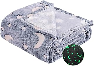 Glow in The Dark Blanket, Cozy Soft Throw Blanket for Bed Couch Sofa, Luminous Blanket for Kids and Adults (29.5\
