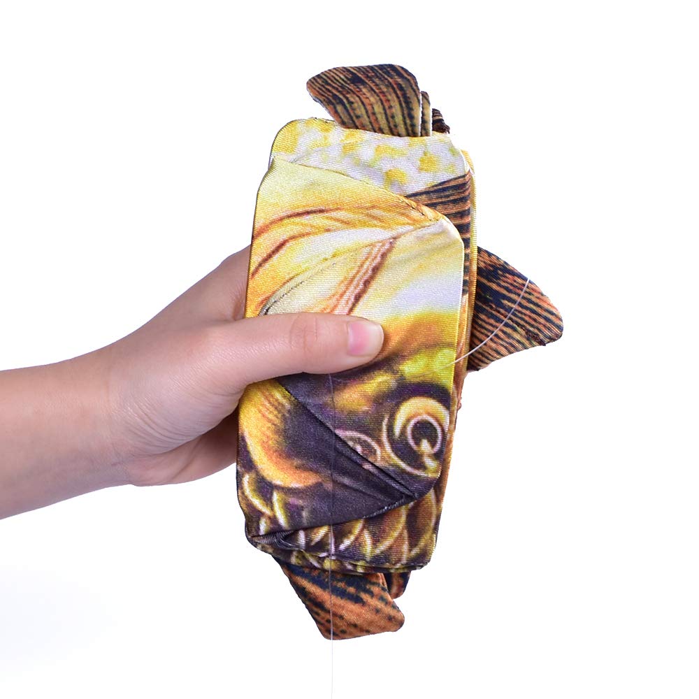 Enjoyer Apareciendo pescado trucos de magia pescado apareciendo de tarjeta caso magia mago etapa ilusiones truco accesorios mentalismo juguetes divertidos (54 cm)