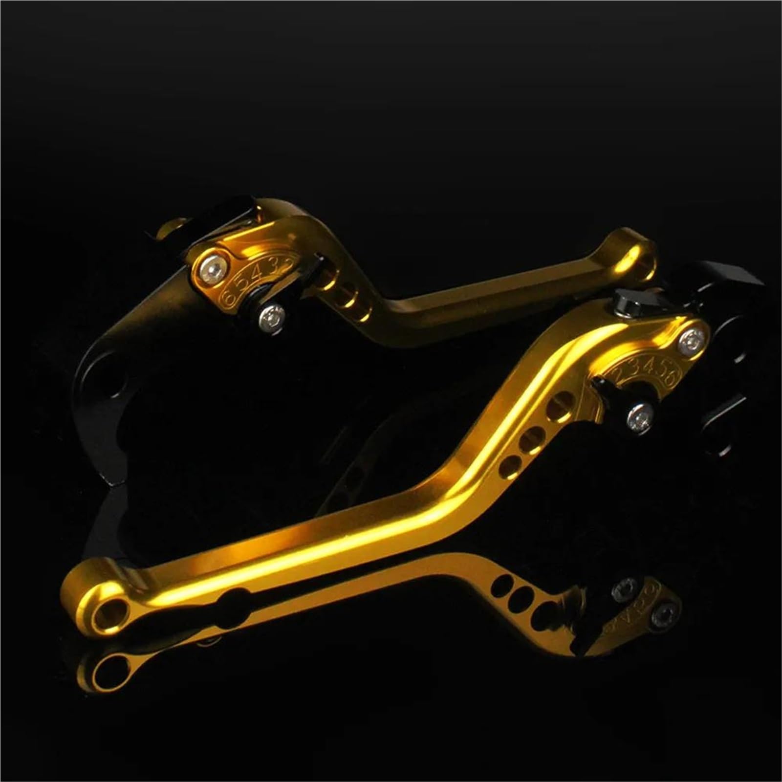 Poignée De Frein Leviers D'embrayage Et De Frein Pour Moto Pour Yamaha YZFR125 YZF-R125 YZF R125 2008-2013 En Alliage D'aluminium Réglables Moto Levier D'embrayage(Couleur 11)