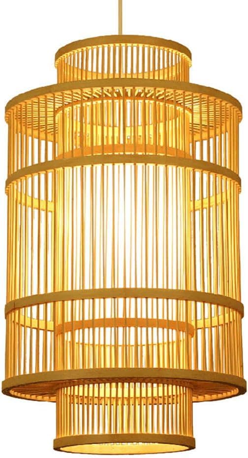 Lampe suspendue bohème grand abat-jour en osier tressé pour salon et salle à manger contemporaine