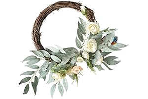 Abaodam Hanging Silk Flowers for Outdoors, Wall Hanging Wedding Decoration Flower Hanging Garland Simulation Garland