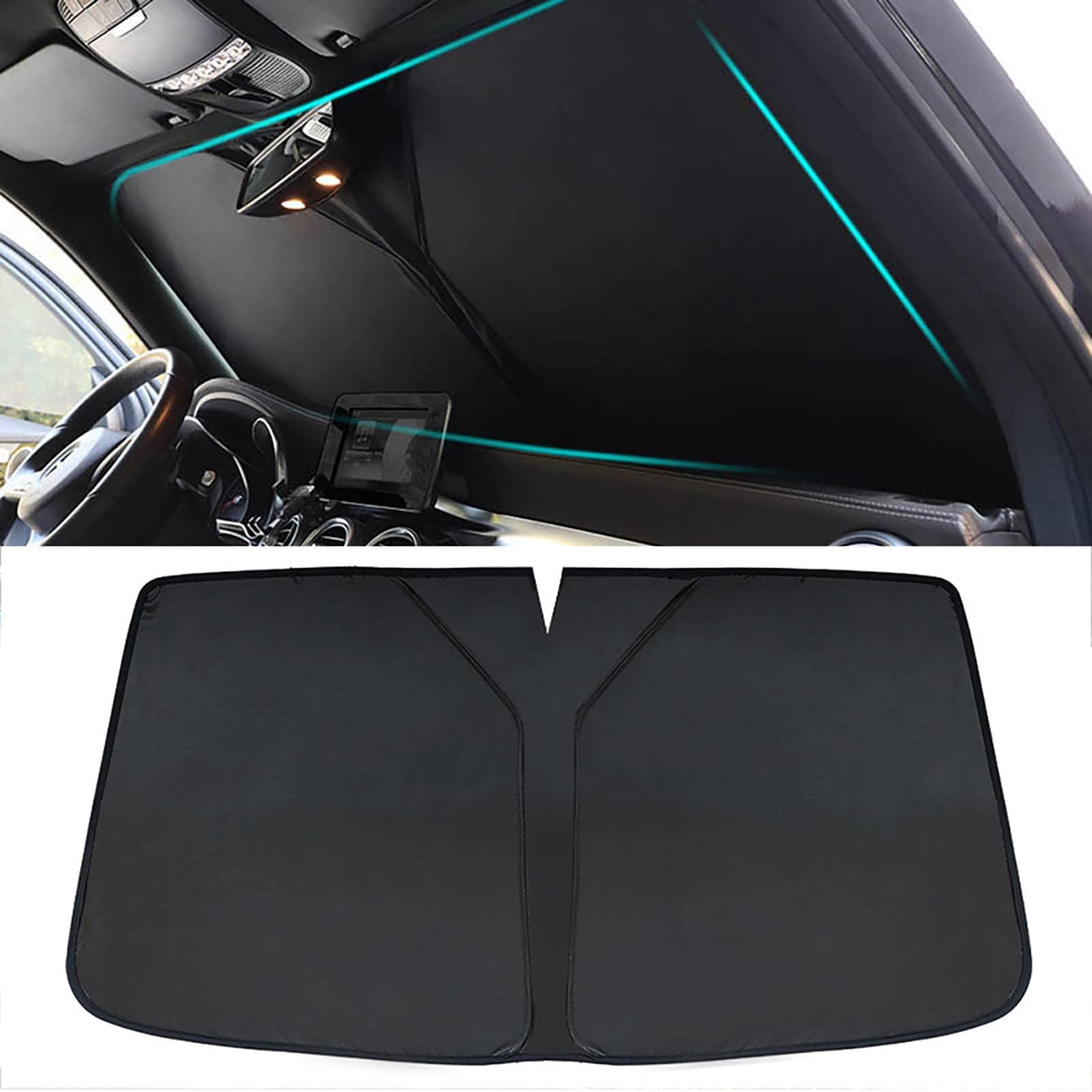 LUKBUTFit for Ford F150 Raptor 2008-2014 F-150 F 150, Sunshade for Car Windshield, Sun Shield for Car Windshield, Car Sunshade, Keeps Vehicle Cool