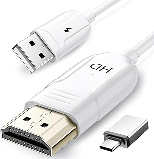 Sponsored Ad – FEINODI iPhone Wireless HDMI Adapter, Wireless Reflection Cable for iPhone, i-Pad, Android, Windows on TV/M…
