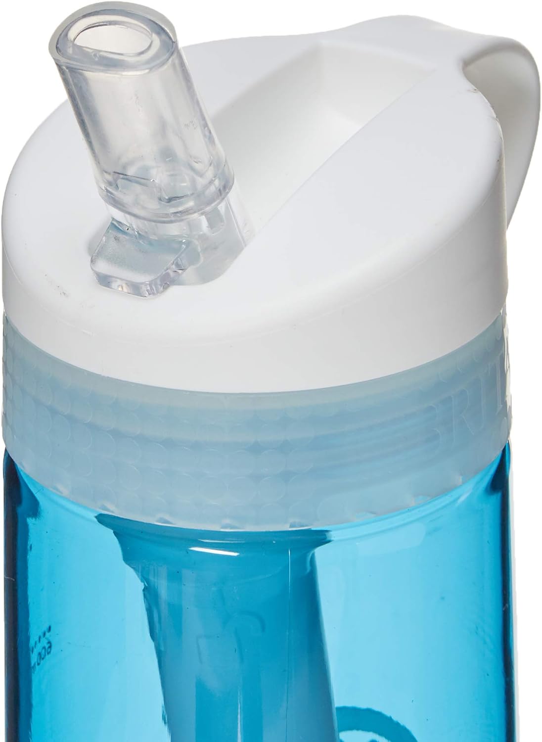 Brita 23.7 Ounce Hard Sided Water Bottle with 1 Filter, BPA Free, Printed Blue