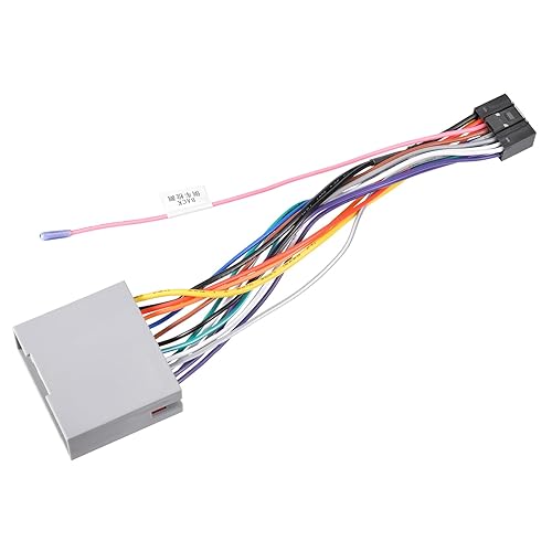 Arnés de cables de radio XE38 para Ford Lincoln Mercury Hyundai Land Rover Aftermarket Radio Stereo Instalación (adaptador para radio de coche