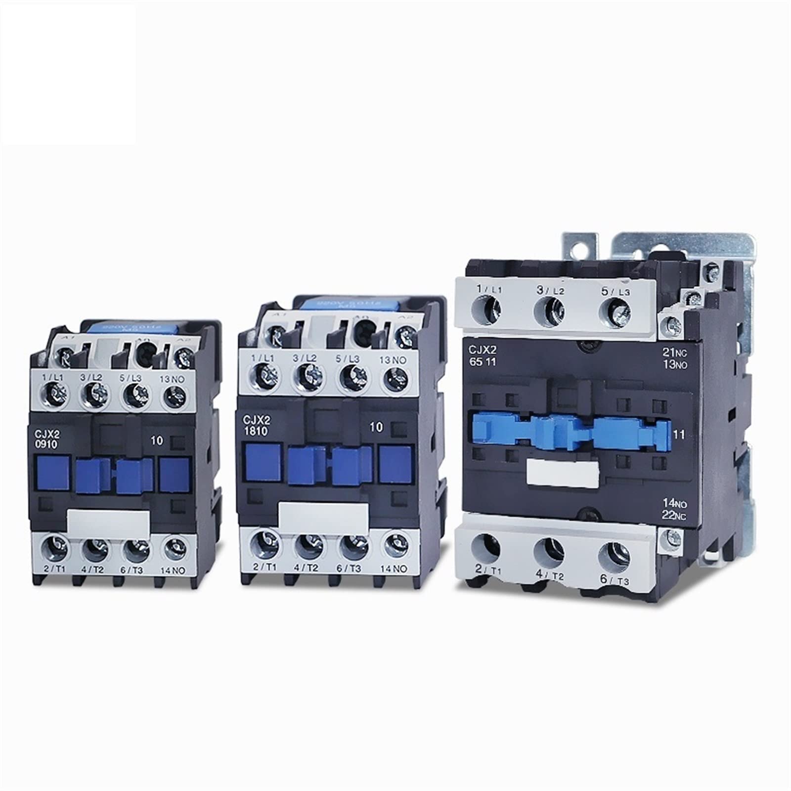 Contacteur ca CJX2-1201 380V BAWHO tripolaire pour rail DIN