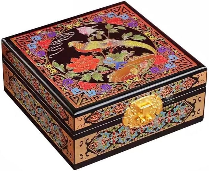 Jewelry Box Jewelry Box Jewelry Storage Box Jewelry Box Storage Box Retro Jewelry Box Dressing Table Jewelry Box Jewelry Box Organizer (1)