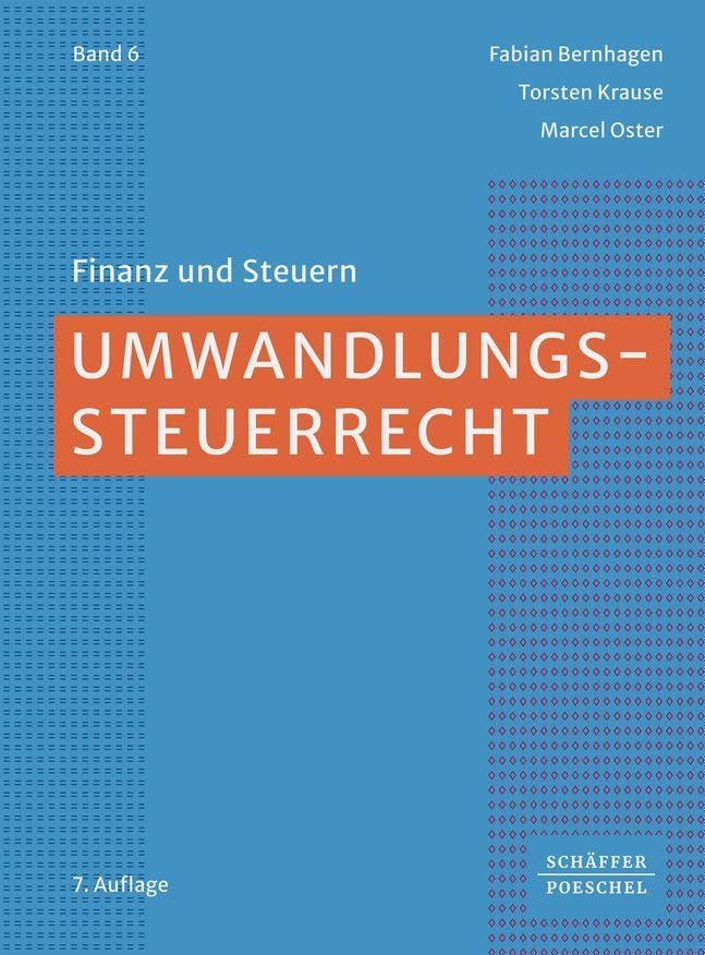 Umwandlungssteuerrecht (Finanz und Steuern)