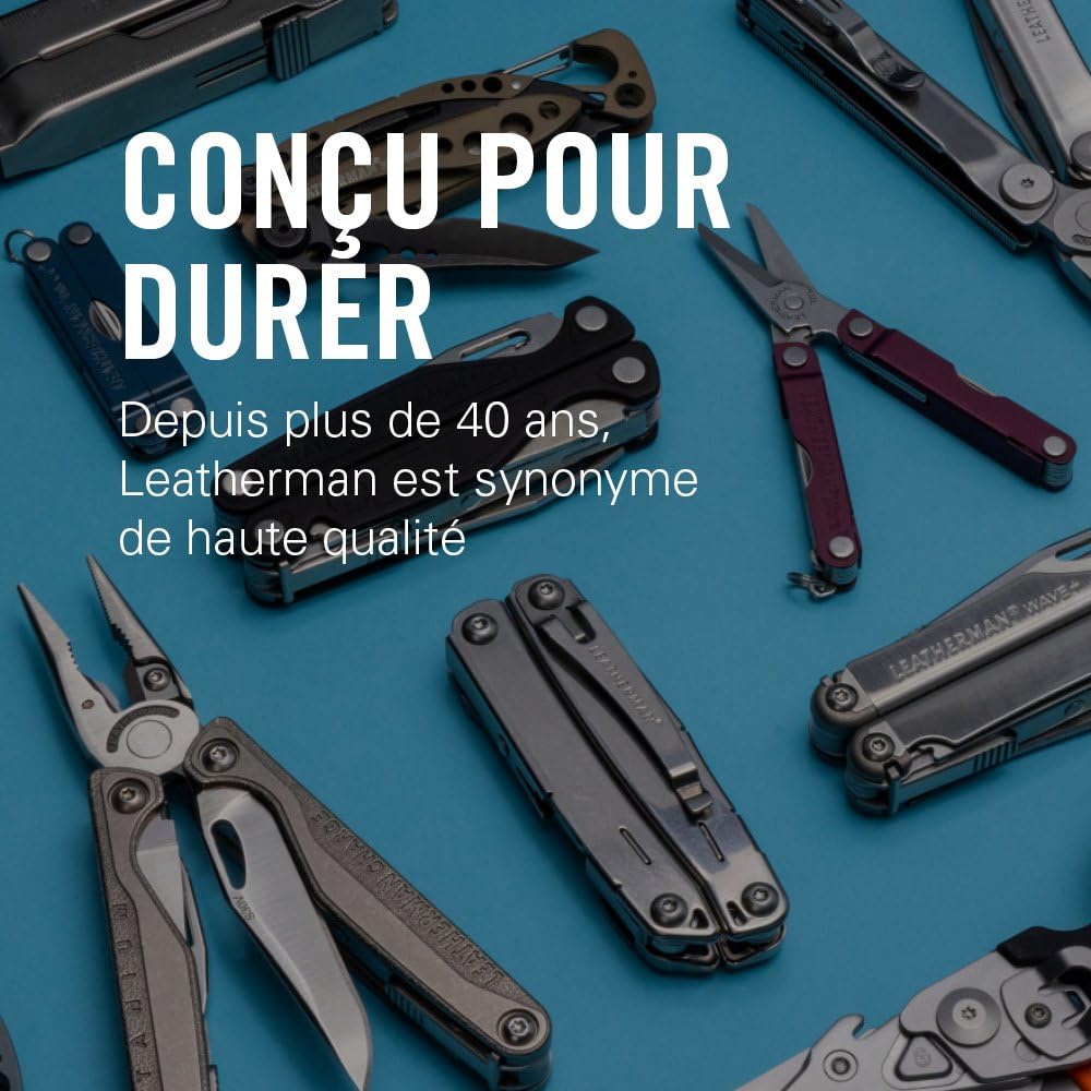 Leatherman Signal Outil Multifonction - 19 Outils pour le Camping et la Survie - Marron