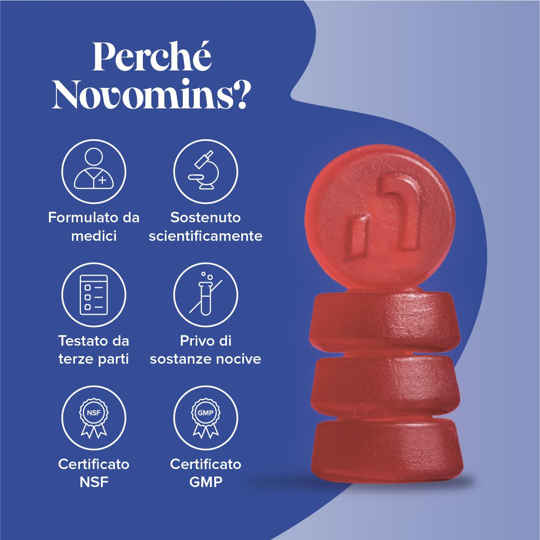 Prostafit Gommose Uomo - con Saw Palmetto, Semi di Zucca, Ortica, Zinco e Selenio - Testosterone e Fertilita (Zinco), Spermatogenesi (Selenio) - 60 Gommose Gusto Arancia - Novomins