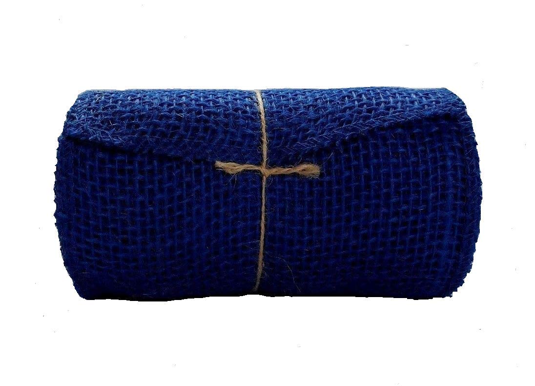 navy burlap ribbon