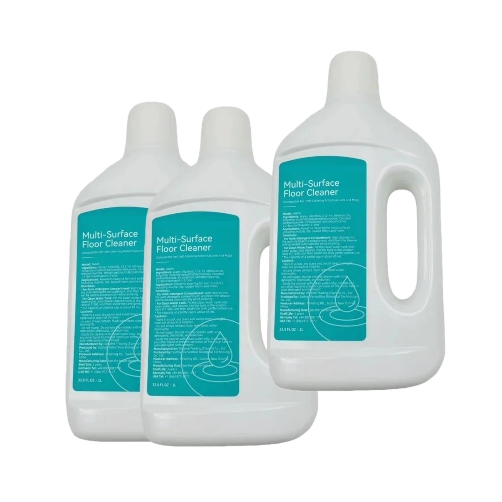 Líquido para aspiradora - Compatible con Dreame, solución para fregona húmeda y seca para limpiar suelos de múltiples superficies