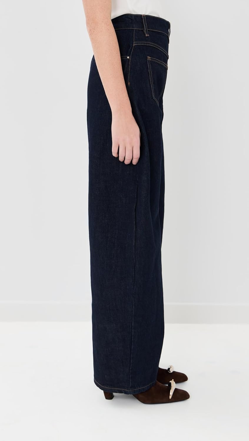 A.W.A.K.E. Mode Women's Rounded Rinse Wash Jeans